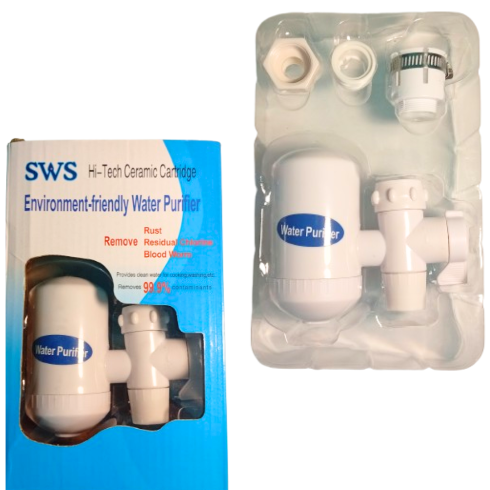 SWS Hi-Tech Ceramic Cartridge Water Purifier - ট্যাপের জন্য আধুনিক পানি ফিল্টার