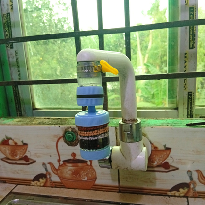 360° Rotatable 6 Layers Tap Filter - ৩৬০° ঘূর্ণনযোগ্য ৬ স্তরের পানি ফিল্টার