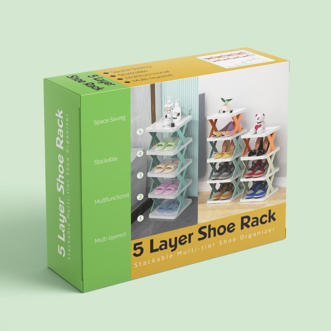 5 Layer shoe rack