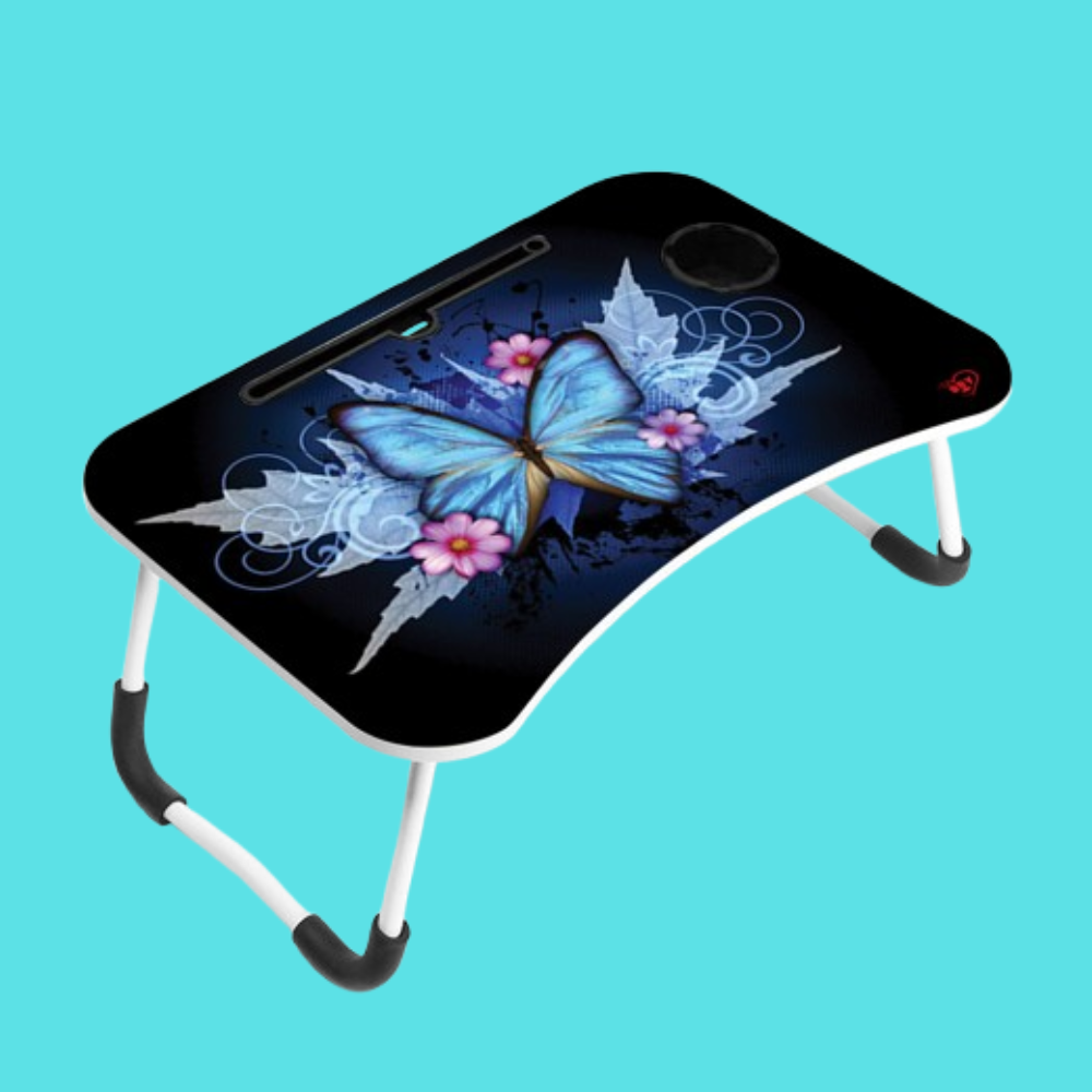 Foldable laptop Table Sticker Printed